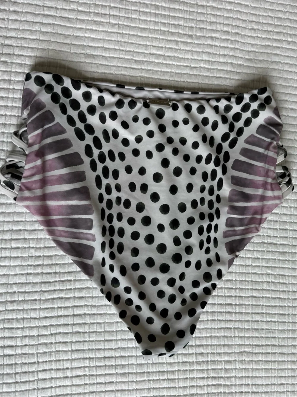 Mara Hoffman High-Waist Polka Dot Swim Bottoms